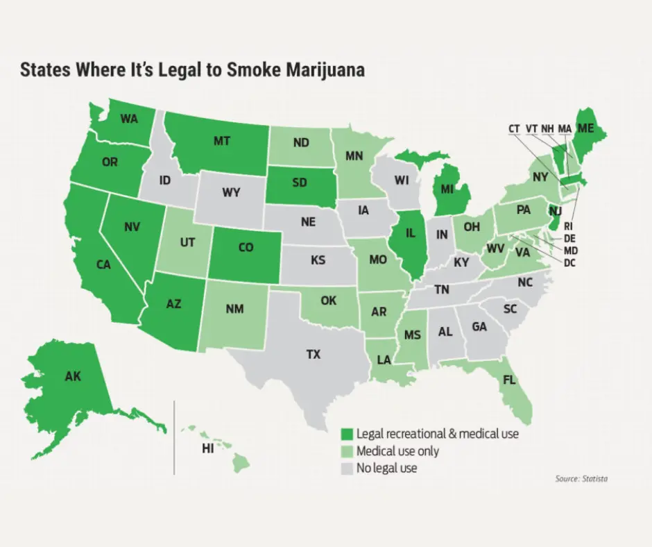 Legal Marijuana States A Guide to Where Cannabis Is Legal